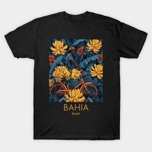 A Vintage Travel Illustration of Bahia - Brazil T-Shirt